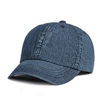 Plain Denim Baseball Cap
